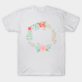 Wreath of flowers T-Shirt